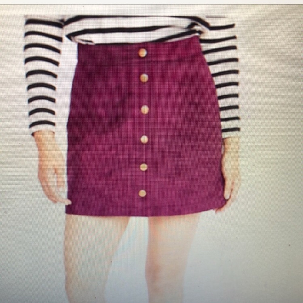 NWOT never worn Old Navy mustard Corduroy Skirt 6